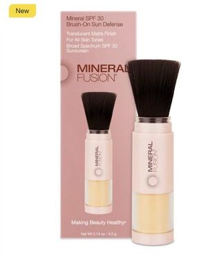 Mineral Fusion | Mineral SPF 30 Brush-On Sun Defense | Translucent Matte Finish